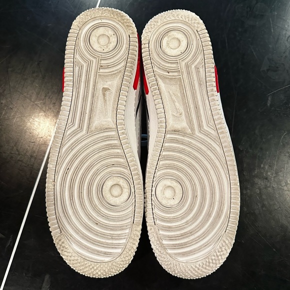 Nike Air Force 1 React White Black Red - Picture 9 of 10